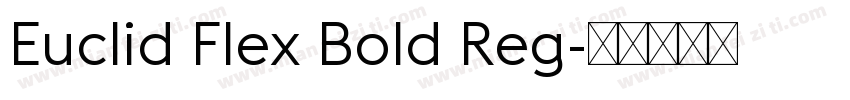 Euclid Flex Bold Reg字体转换